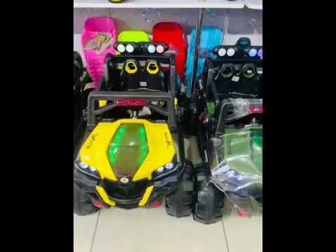 Kids electric ride on jeep 12v power with big wheels battery