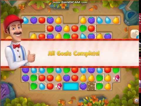 Gardenscapes HARD LEVEL 3781! BOOSTERS USED AT THE END!