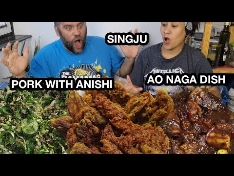 AO NAGA STYLE PORK WITH ANISHI/AO NAGA FOOD RECIPE/SINGJU BORA MANIPURI STYLE RECIPE