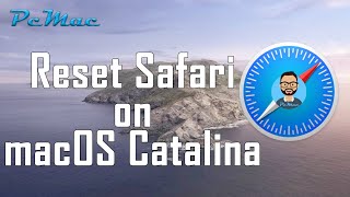 Reset safari browser to factory default settings on macOS Catalina