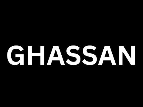 How to Pronounce  ''Ghassan'' in English language? |How to say Ghassan?|