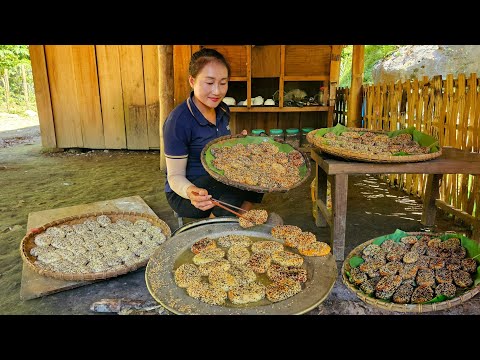 How to make potato cake - Harvest fish, gac fruit, upland rice, persimmons to sell at the market