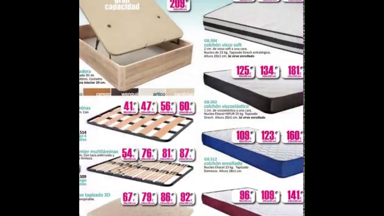Catalogo folleto ofertas en muebles y colchón ConfortCama 2019