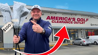 I Bought ALL NEW CLUBS At AMERICA'S CLEARANCE Outlets! - HUGE BARGAIN!