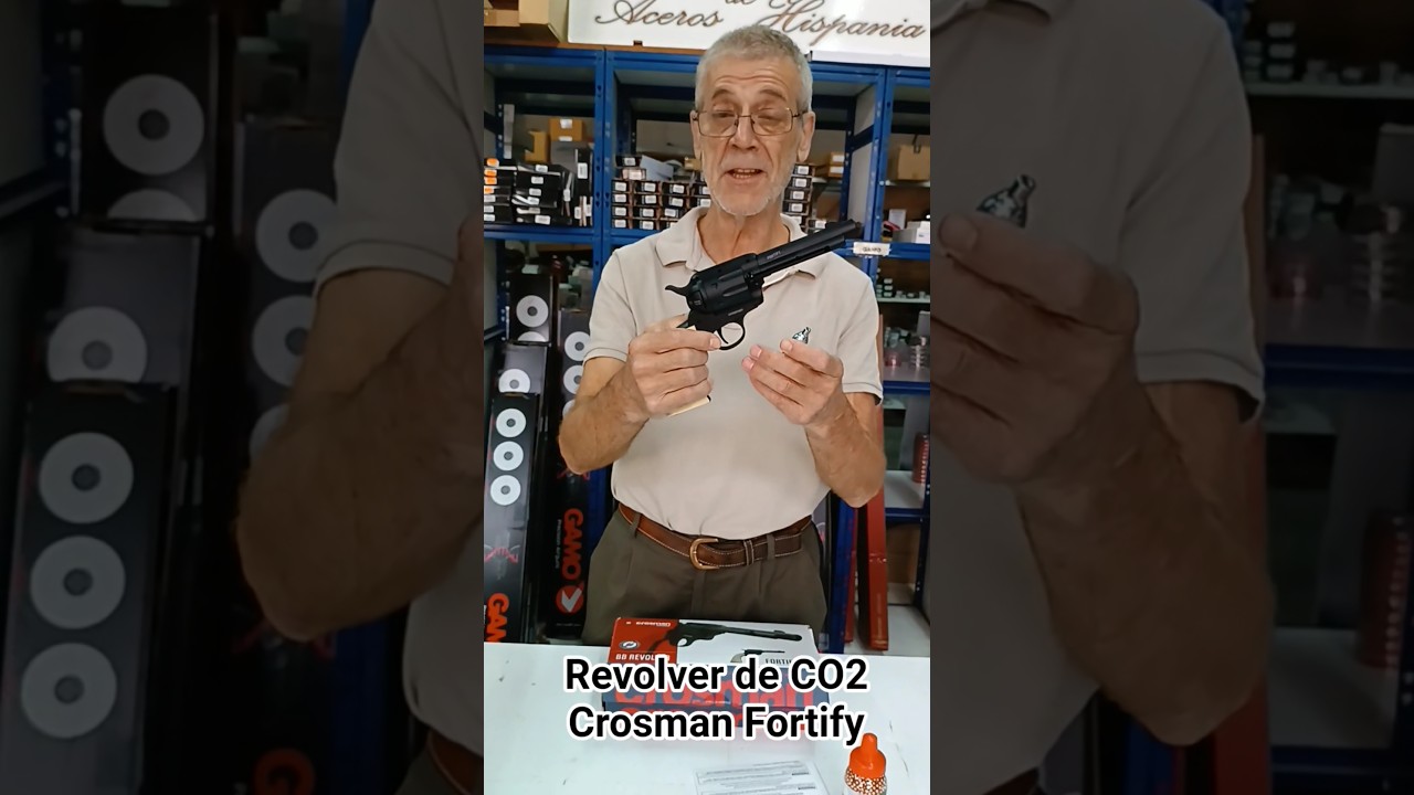 Crosman Fortify Co2 Revolver 4.5 mm BBS
