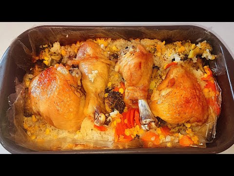 HIT LUNCH❗ a suggestion for a delicious and healthy Sunday lunch in just 1 hour - PILAV FROM A BAG