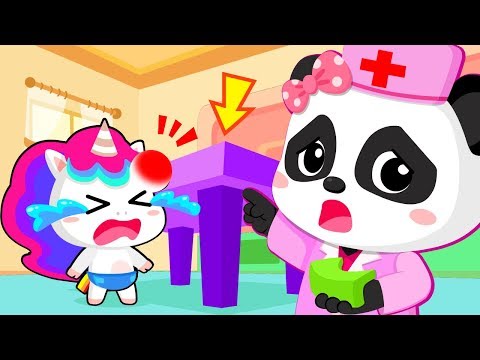 Baby Unicorn Got Injured | Play Safe Song | Doctor Cartoon | Nursery Rhymes | Kids Songs |BabyBus