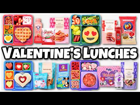 Eating ONLY Valentines Day Food For Lunch! ❤️ Bunches of Lunches
