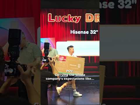 Just oversharing how MASSIVE this year's lucky draw is...