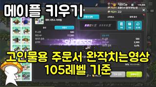105레벨 주문서 최종완작