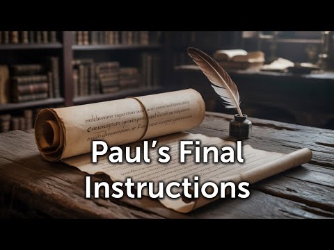 Paul’s Final Instructions (Romans 16:17-27)