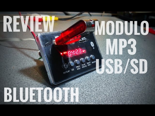 Vídeo relacionado con Decodificador de audio VOANZO 5,0, módulo Bluetooth compatible con tarjeta MMC/TF/MMA, interfaz USB compatible con control remoto de cinta de radio FM