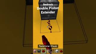 Double Piston Extender(Vertikal) / Minecraft Bedrock