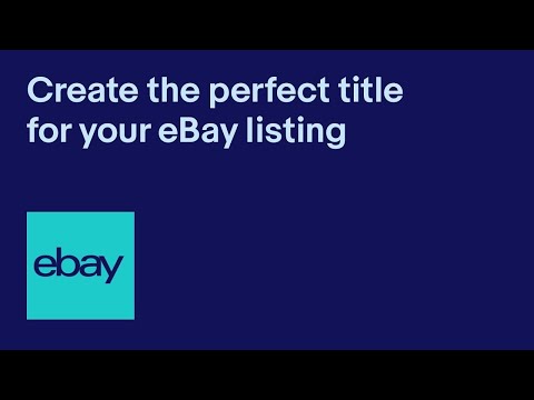 Create the perfect title for your eBay listing | eBay for Business UK