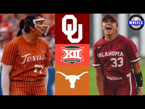 #2 Oklahoma vs #1 Texas | Big 12 Championship | 2024 College Softball Highlights