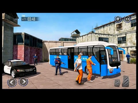 Offroad Police Bus Driving - Hill Dangerous Duty Simulator Games 2022 - #89 Android Gameplay