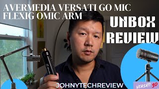 AVerMedia VERSATI go USB Mic & FLEXI go Arm Review: Creator's Dream Setup?
