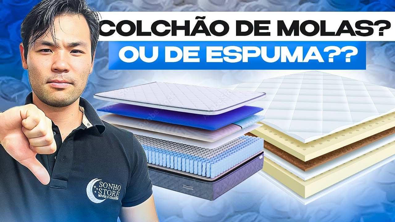 Colchão de Molas ou Espuma: Qual é o Melhor?