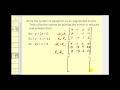 Augmented Matrices Reduced Row Echelon Form Update