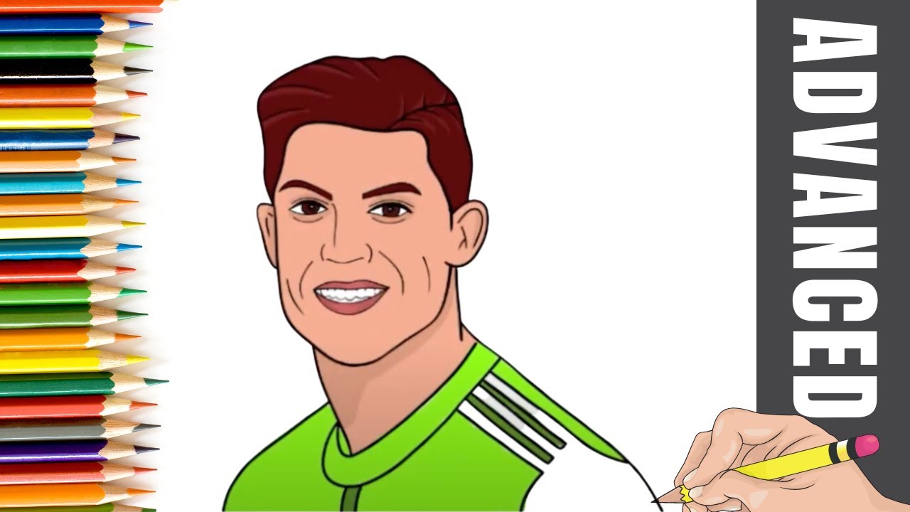 How To Draw Cristiano Ronaldo | World Cup 2022