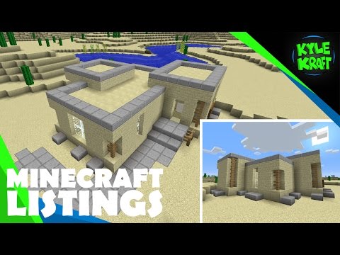 Minecraft Listings | 15x16 Desert Survival House (Minecraft House Showcase)