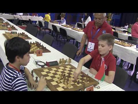 2017-06-02 Tong Hai Anh - Navumenka ENDGAME 1-st Cadet World Championship in Rapid (up 10)