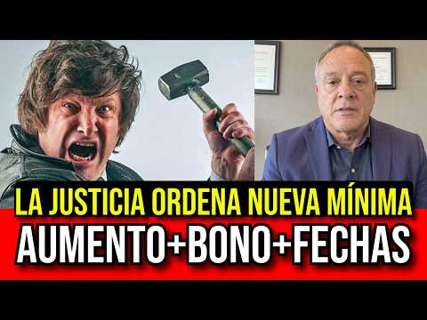 ⚖️🚨URGENTE y CONFIRMADO: Nuevo Aumento + BONO +Fechas  de Cobro + Fallo a Favor de Jubilados
