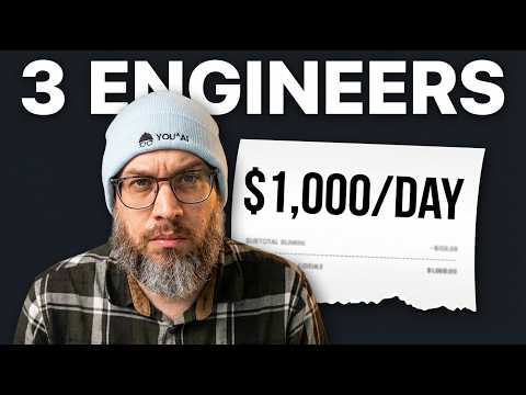 $1,000 a Day in AI Costs. Three Engineers. No Writing Code. No Code Review. But More Output.