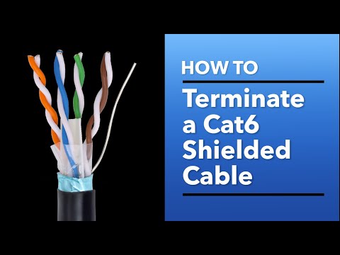 5 pair cat 6 shielded cable
