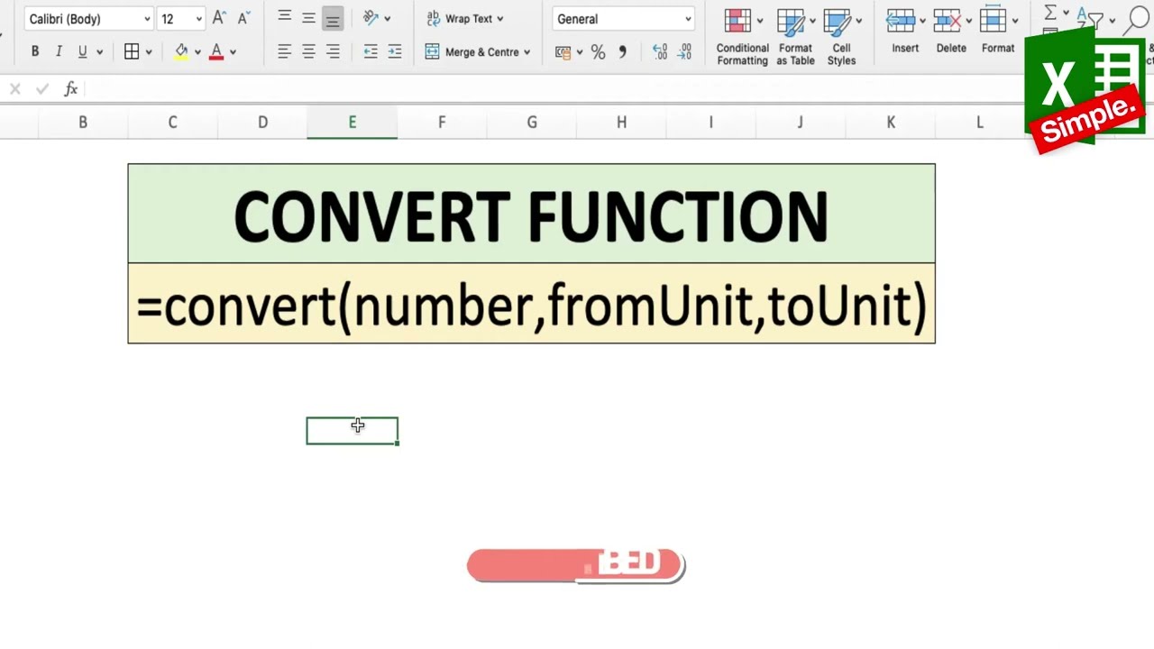 Unlock the Power of Unit Conversion in Excel - #1 Tip You Need to Know!