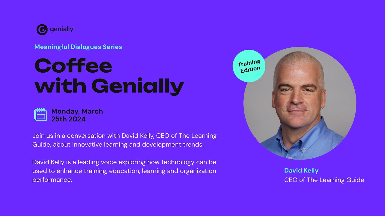 Coffee with Genially ☕ and David Kelly