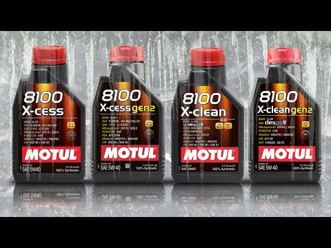 Cold Flow test of 5W40 at +20°C and -25°C Motul X-Cess 5W40 vs Motul X-Clean 5W40.