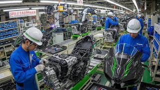 Download lagu 2026 Kawasaki Ninja H2 Production Line | How Ninja H2R Is Made in Japan | 4K Factory Documentary mp3