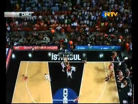 Türkiye 83 - 82 Sirbistan Turkey - Serbia FIBA 2010 Spiker cildiriyor!