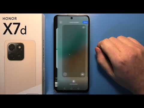 Honor X7D - How to Change Lock Screen Wallpaper