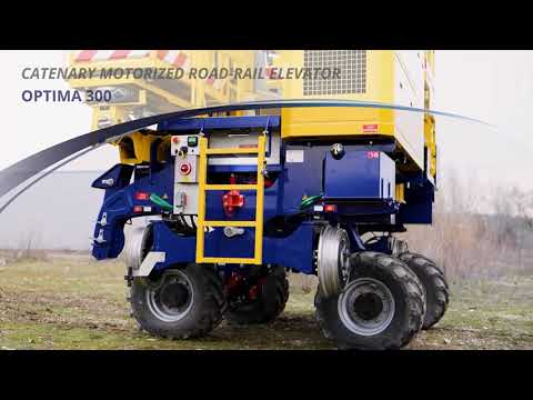 Optima 300 - Catenary motorized road-rail elevator | Geismar