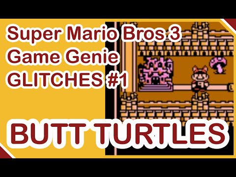 SMB 3 Game Genie Glitches: PIPIPI (Crazy!) | Glitch Play (Super Mario Bros 3 NES 1988 Gameplay)