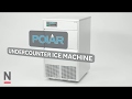 Video: Fabricador de cubitos de hielo dedal 50Kg/24Hr. Polar GL192