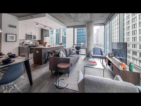 A -12 2-bedroom, 2-bath model at the Loop’s new Parkline Chicago A -12 2-bedroom, 2-bath model at the Loop’s new Parkline Chicago