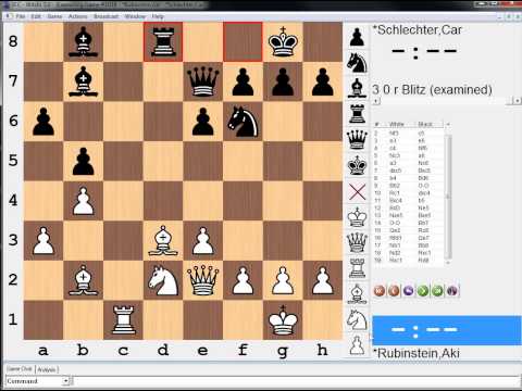 Key Moments in Chess History #184: Rubinstein v Schlechter, Karlsbad 1907, Rd 16
