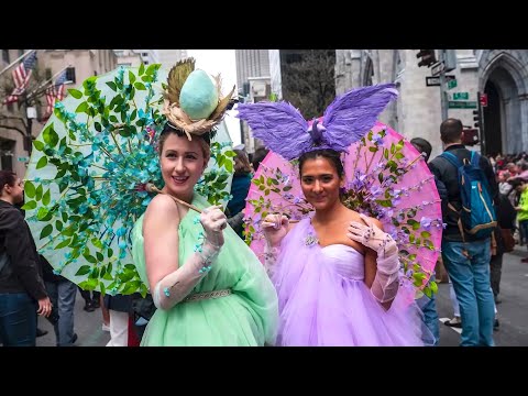 New York City LIVE Easter Bonnet Festival 2024 - NYC Easter Parade 2024
