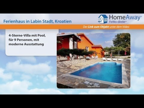 Istrien: 4-Sterne-Villa mit Pool, für 9 Personen, mit moderne Ausstattung - FeWo-direkt.de Video