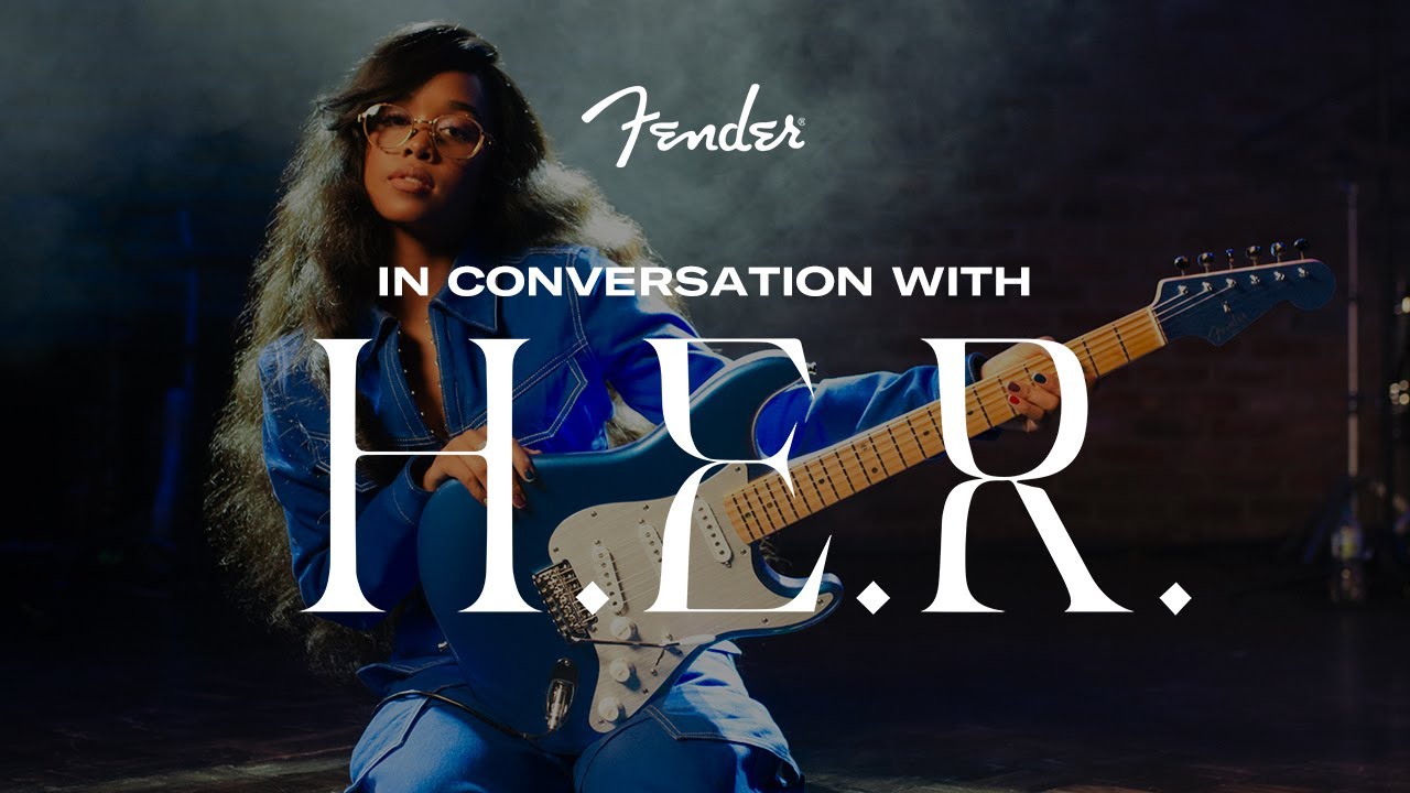 H.E.R. with Fender guitar, In Conversation with H.E.R.