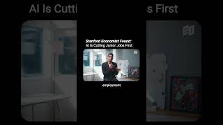 Thumbnail for Stanford Economist Found: AI Is Cutting Junior Jobs First
