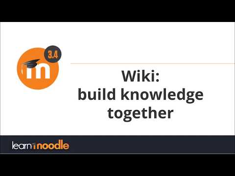 Wiki: Moodle 3.4