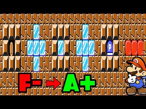 Super Mario Maker 2 🔧 The Math Test 🔧 Spongebob