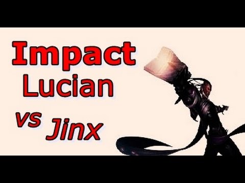 LOL Pro - SKT T1 Impact Lucian vs Jinx - Korea SoloQ (Full game)