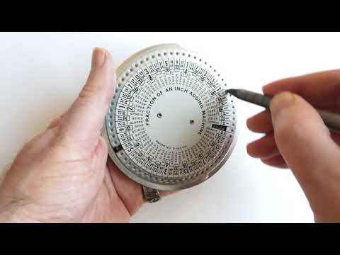 The Fraction Of an Inch Adding Machine a.k.a. Fractron