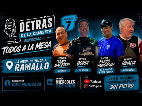 Podcast DETRAS DE LA CAMISETA Episodio N°7 - Especial Todos a la Mesa | Ramallo