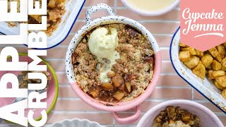 The ONLY Apple Crumble recipe you'll need! | Cupcake Jemma
